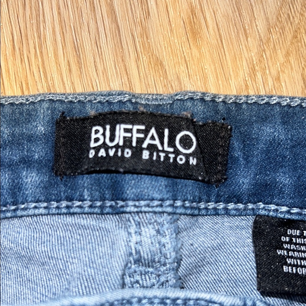 Buffalo David Bitton Blue Skinny Jeans Sleek Fit - Picture 8 of 9